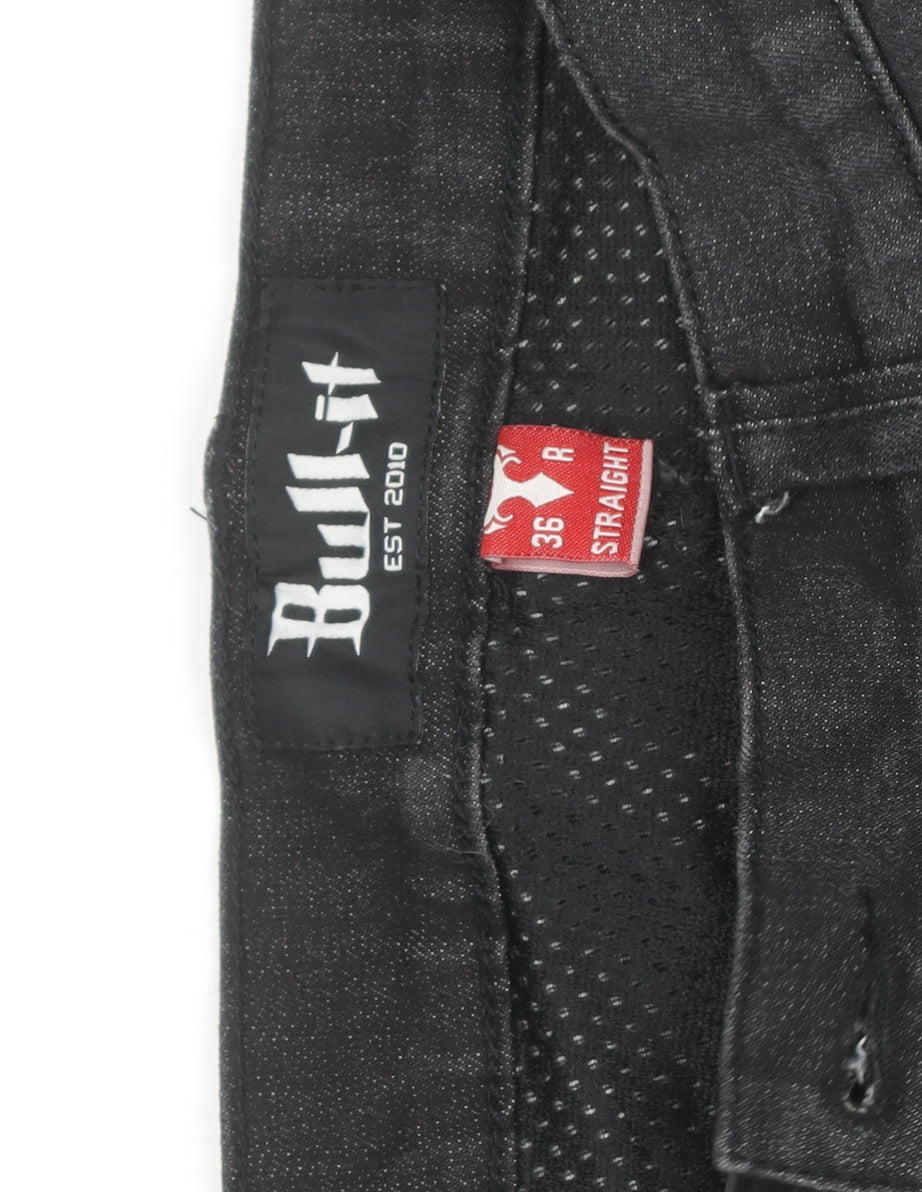 Bull-it Men's Black Straight Leg 36 Regular Denim Jeans