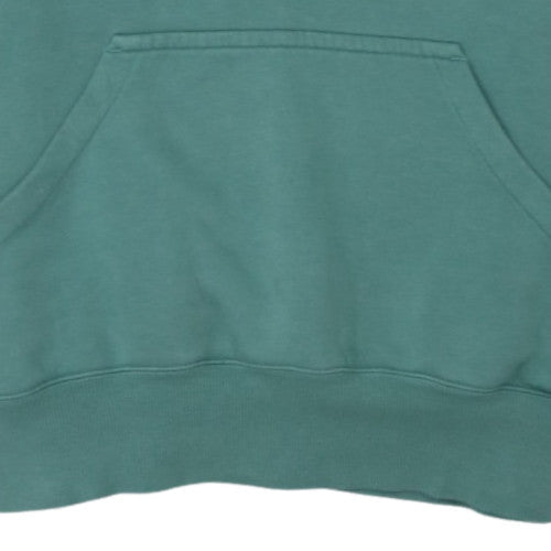 Nike Men’s Green Pullover Hoodie M Regular Fit Fleece Sweatshirt
