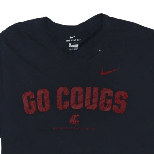 Nike Men's Black Dri-Fit 'Go Cougs' Graphic T-Shirt XXL