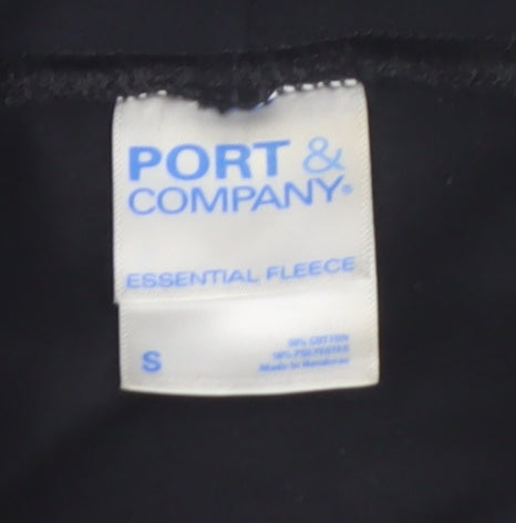 Port & Company Men's Black No Filter Tour Pullover Hoodie Small
