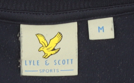 Lyle & Scott Men’s Blue Crew Neck Pullover Sweatshirt M Sports Style