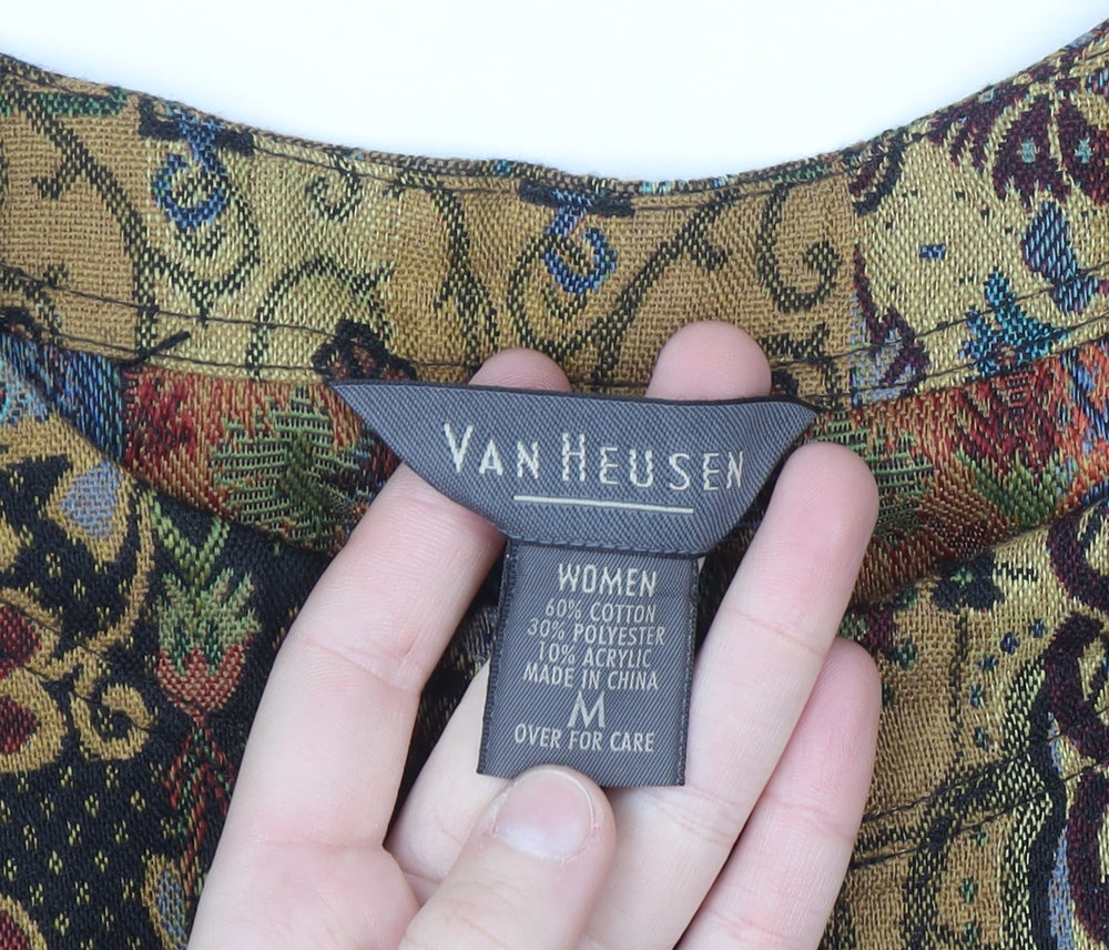 Van Heusen Women’s Multicoloured Bohemian Button Cardigan M