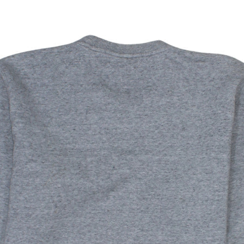 Champion Men's Grey Crew Neck Logo Sweatshirt Size S