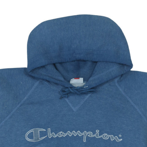 Champion Men's Blue XL Pullover Hoodie Classic Logo Sweatshirt