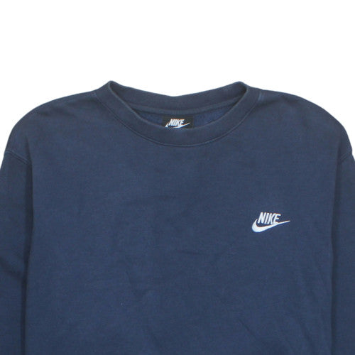 Nike Men’s Blue Crew Neck Pullover Sweatshirt Size L