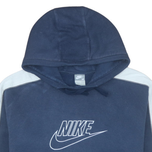 Nike Men's Blue Pullover Hoodie M Regular Fit Sports Fleece