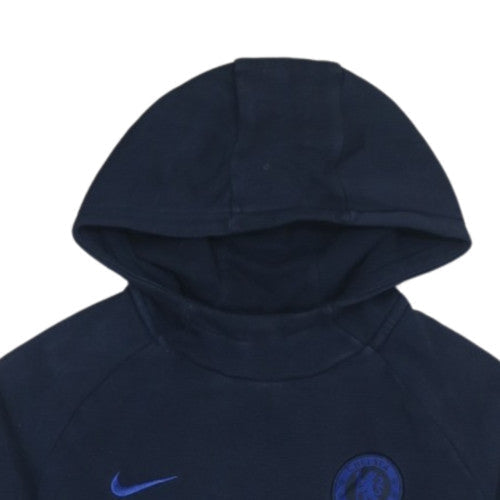 Nike Boys Navy Blue Chelsea FC Pullover Hoodie Size 12-13 Years