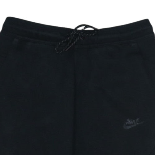 Nike Men's Black Small Fleece Jogger Sweatpants Drawstring Waist