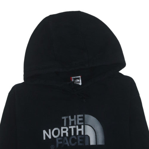 The North Face Mens Black Pullover Hoodie Size L Logo Sweatshirt