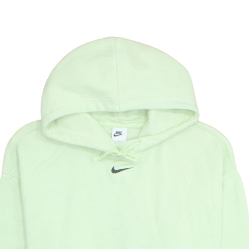 Nike Womens Green Pullover Hoodie Size L Cotton Blend Sweatshirt