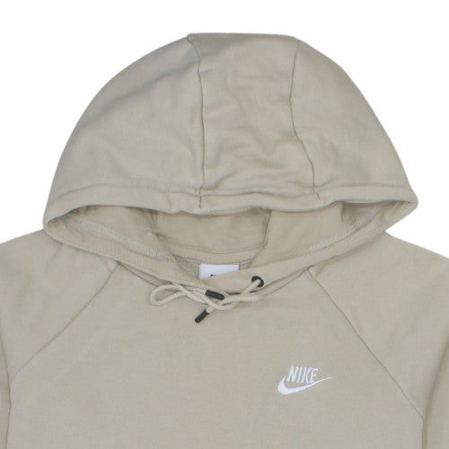 Nike Women’s Beige Pullover Hoodie Medium Cotton Blend Casual