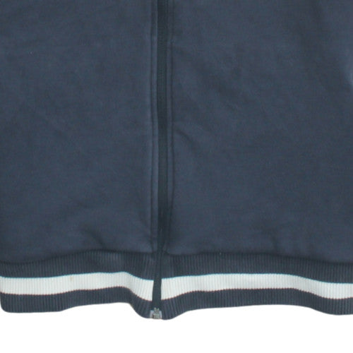 Puma Mens Navy Full Zip Sweatshirt L Cotton Blend Casual Jacket