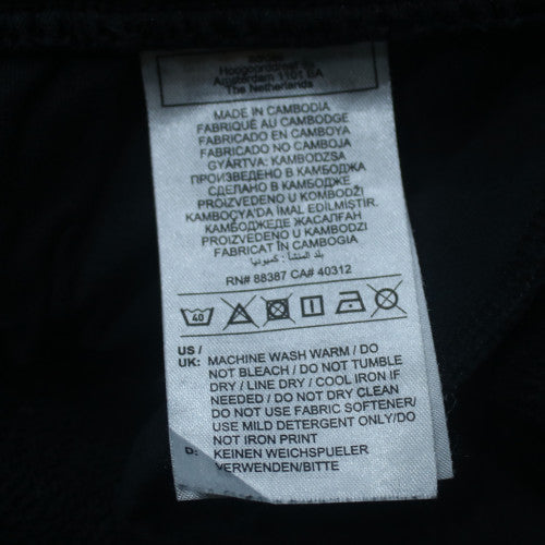 Adidas Womens Black Jogger Trousers M Cotton Blend Sportswear