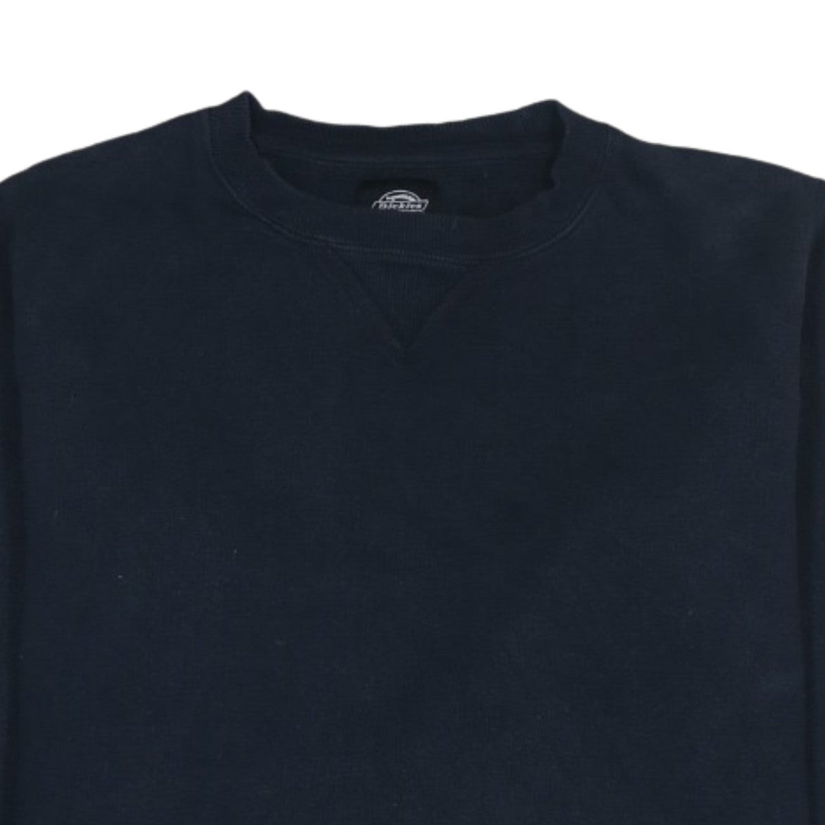 Dickies Men's Blue Crew Neck Cotton Pullover Sweatshirt Medium