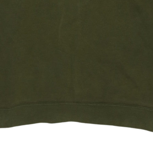 Nike Mens Green 1/4 Zip Fleece Sweatshirt XXL Regular Fit