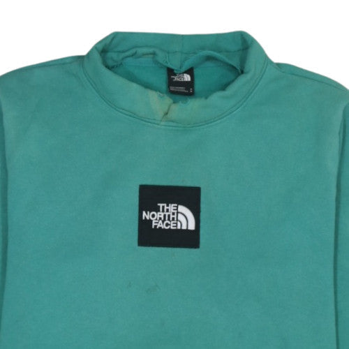 The North Face Mens Green Pullover Crew Neck Sweatshirt M