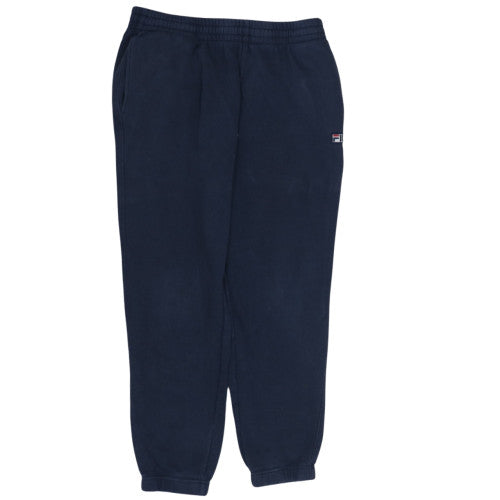 Fila Men's Navy Blue Sweatpants Jogger Style Size L Cotton Blend