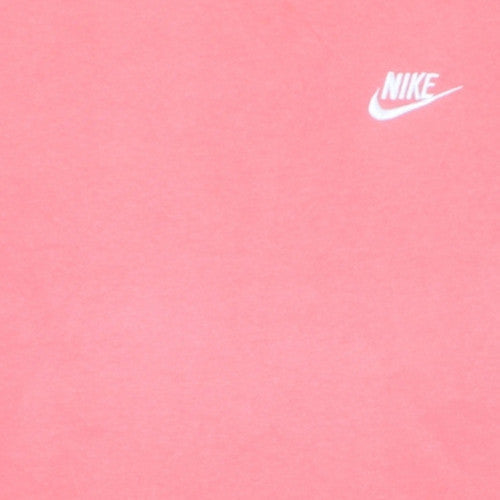 Nike Men's Pink Pullover Crew Neck Fleece Sweatshirt Size S