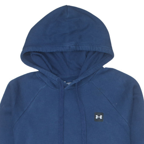 Under Armour Men's Blue Pullover Hoodie M Fleece Relaxed Fit