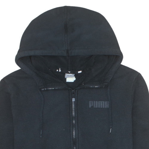 Puma Men's Black Full Zip Hoodie Size M Fleece Sportswear