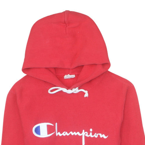 Champion Womens Red XS Reverse Weave Pullover Hoodie Sweatshirt