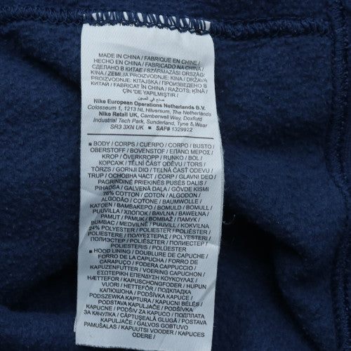 Nike Men's Blue XL Pullover Fleece Hoodie Sportswear Graphic
