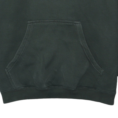 Champion Men's Green Pullover Hoodie Medium Embroidered Logo