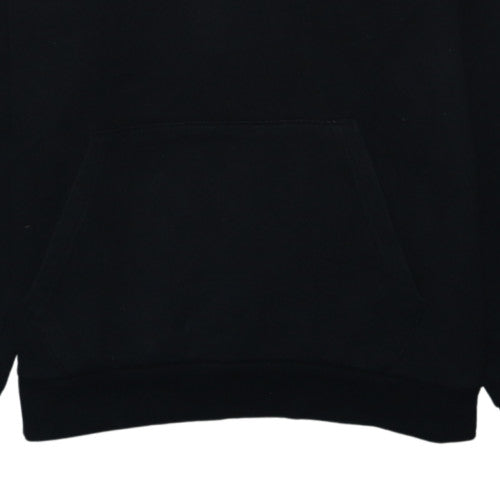 Puma Men's Black Pullover Hoodie Fleece Regular Fit Size M