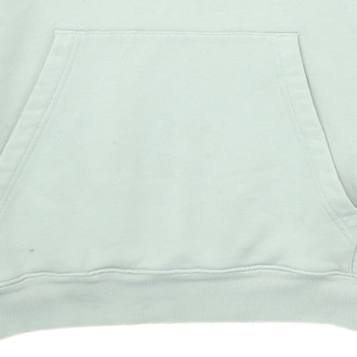 Adidas Men's White Pullover Hoodie Size M Fleece Sportswear