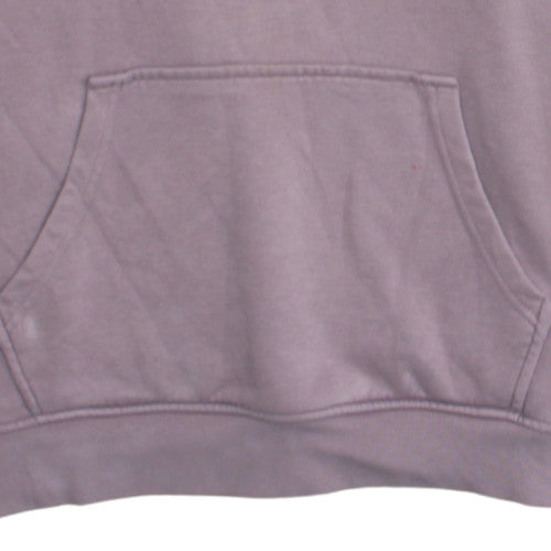 Adidas Women Mauve Hoodie Size 10 Pullover Cotton Logo Casual