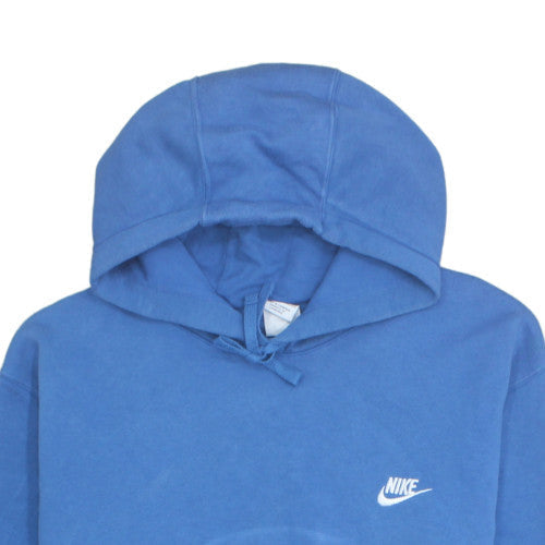 Nike Men's Blue 2XL Pullover Hoodie Fleece Logo Sweatshirt