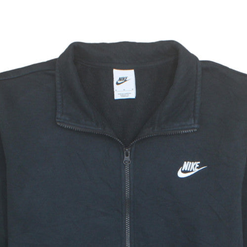 Nike Men's Black M 1/2 Zip Fleece Sweatshirt Regular Fit