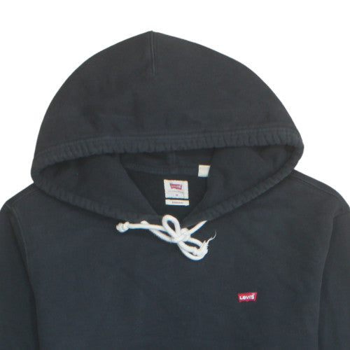 Levi's Men's Black Pullover Hoodie Size M Regular Fit Fleece