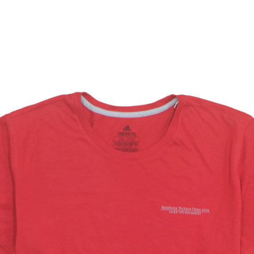 Adidas Men's Red 2XL The Go-To Performance Tee Golf Graphic T-Shirt