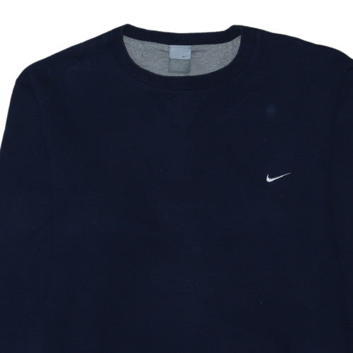 Nike Men's Blue Crew Neck Pullover Sweatshirt Size L