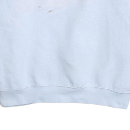 Lacoste Men's White Long Sleeve Polo Shirt Size M Loose Fit