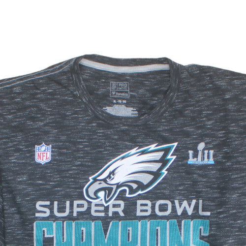 Fanatics Men’s Grey XL Pullover Super Bowl Champions Sports Sweatshirt