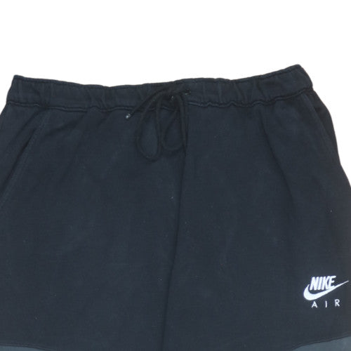 Nike Men's Black L Jogger Sweatpants Cotton Blend Drawstring Waist
