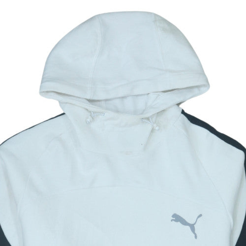 Puma Men's White Pullover Hoodie Large Sports Fleece