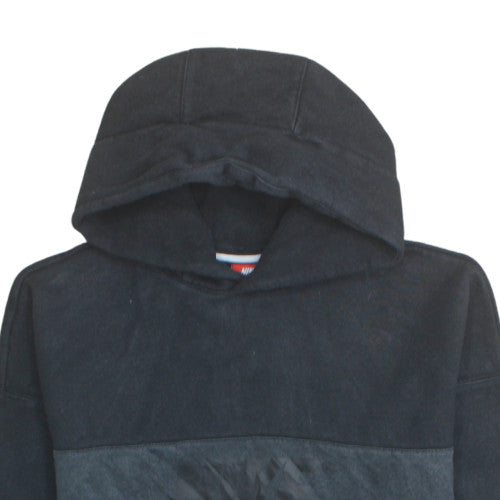 Nike Mens Black Medium Pullover Hoodie with Logo Detail