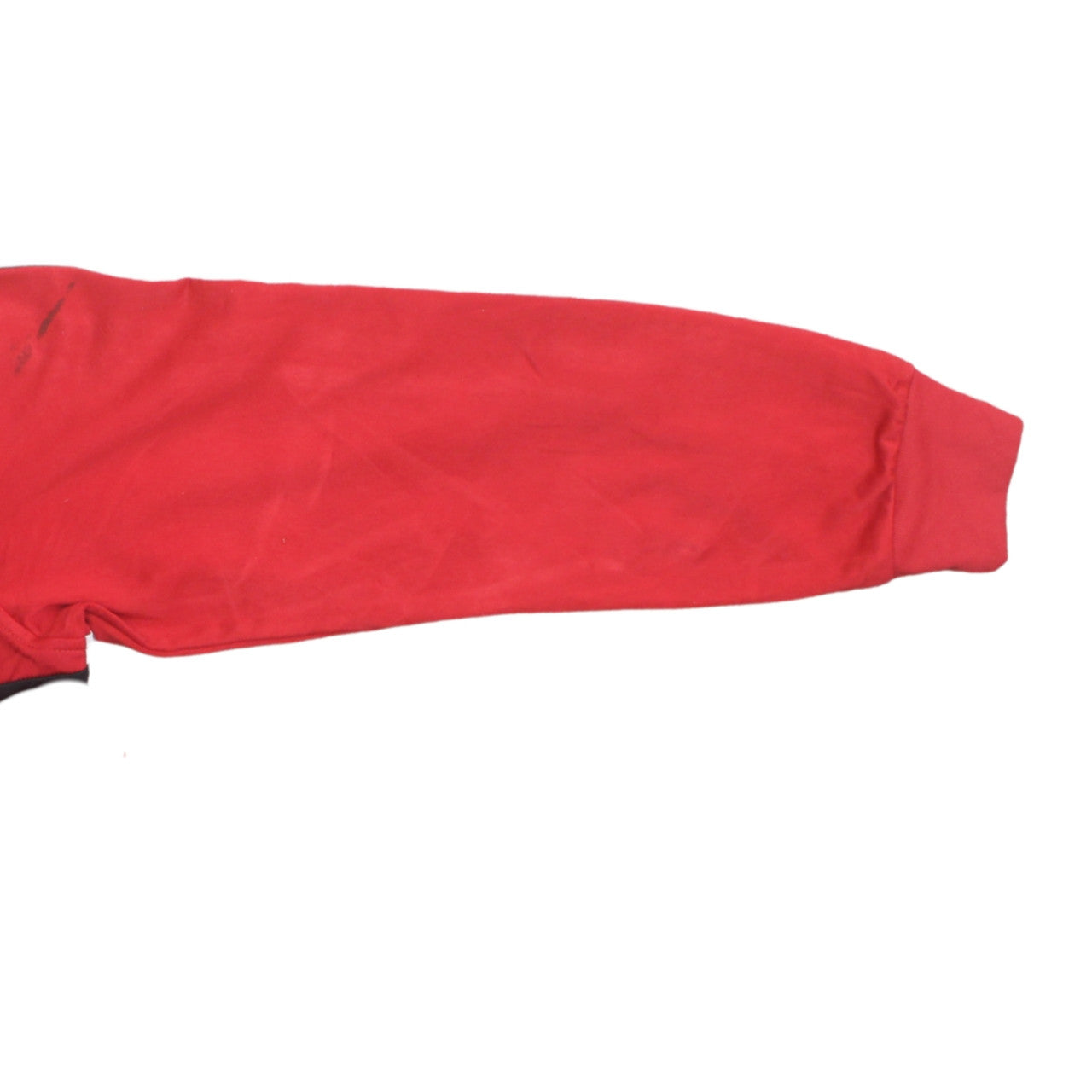 Adidas Boys Red Full Zip Track Sweatshirt 13-14 Years Classic Stripe Design