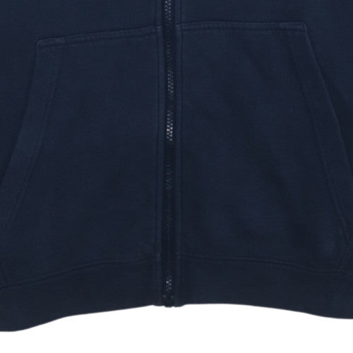 Nike Men's Blue Full Zip Hoodie L Fleece Sweatshirt