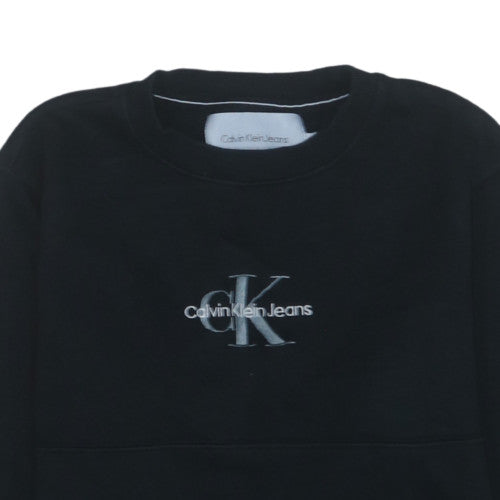 Calvin Klein Jeans Men's Black Small Pullover Sweatshirt