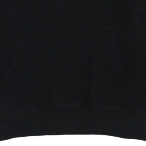 Champion Men's Black Pullover Hoodie L Logo Hooded Sweatshirt