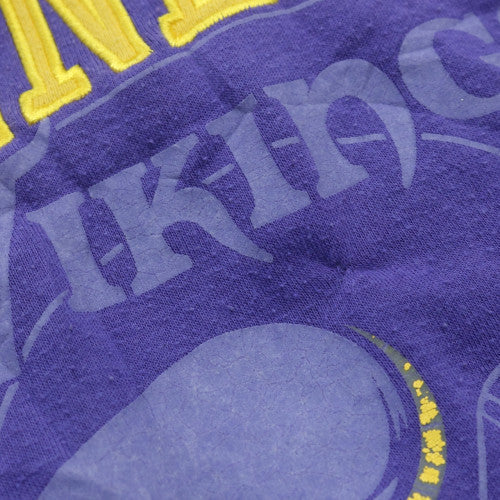 NFL Team Apparel Men's Purple Minnesota Vikings Sweatshirt S Regular Fit