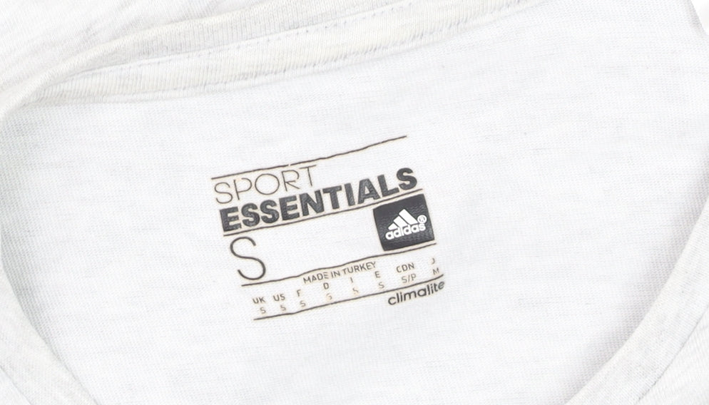 adidas Men’s Grey Small Sports Essentials Climalite T-Shirt