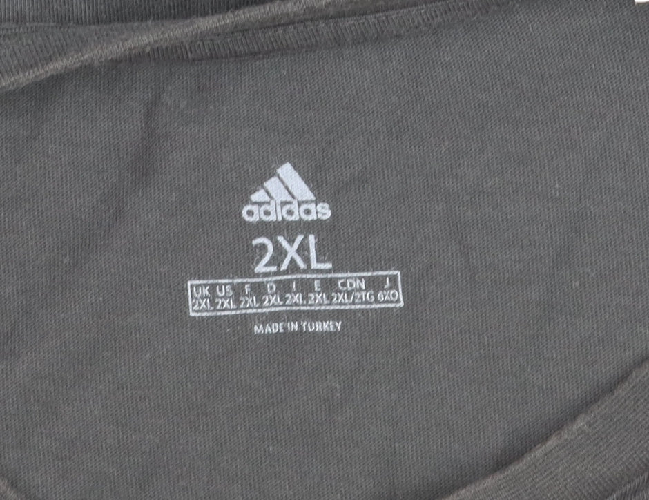 Adidas Men's Black 2XL Carabao Cup 2023 Bring on United T-Shirt