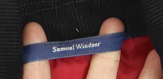 Samuel Windsor Men's Blue Quilted Showerproof Jacket L