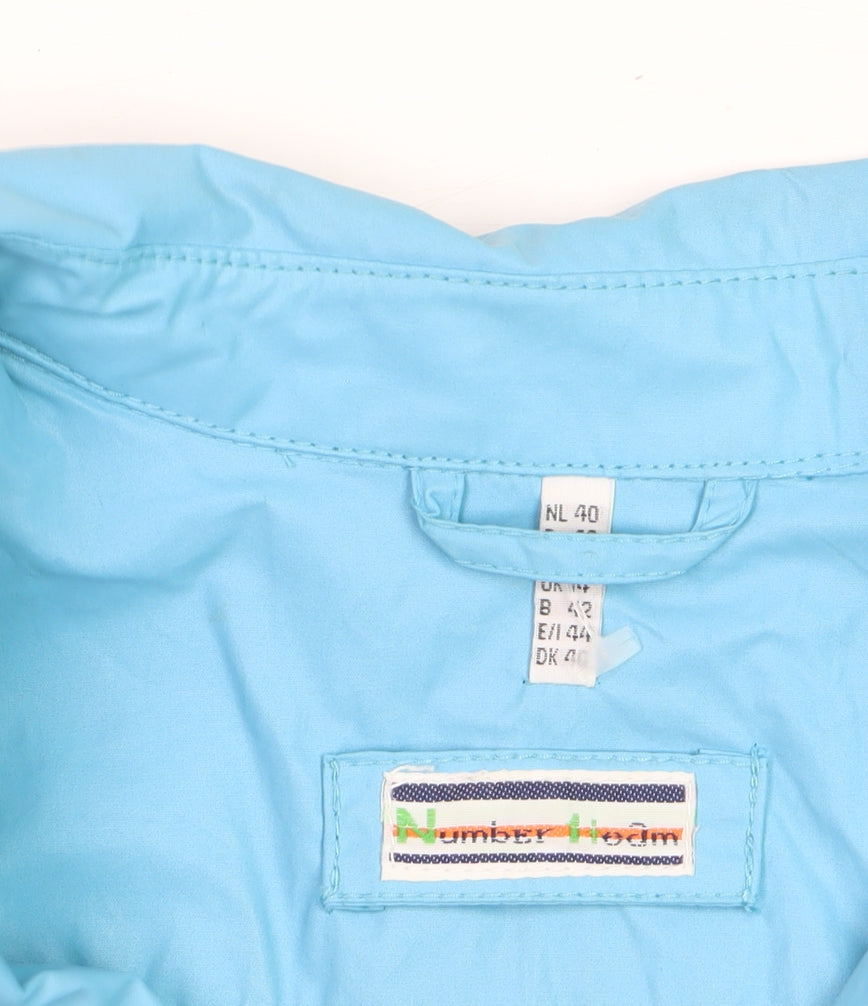 Number Fifteen Women's Blue Mid-Length Pea Coat Size 12