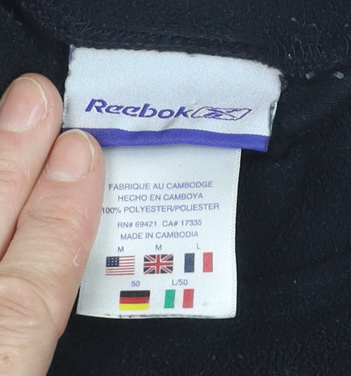 Reebok Men’s Black Fleece Pullover Sweatshirt Size L